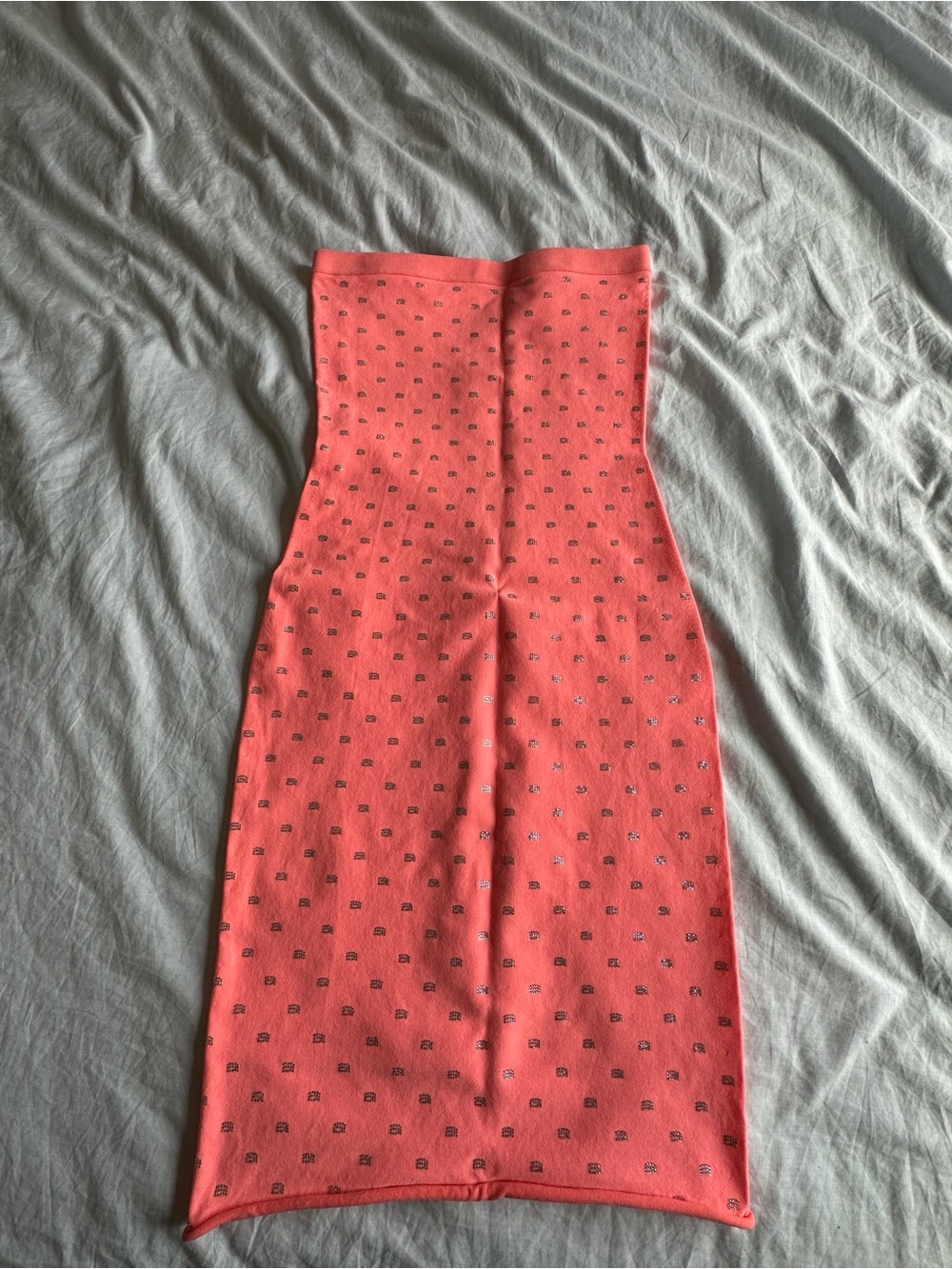 Alexander Wang Coral Strapless Midi Tube Dress